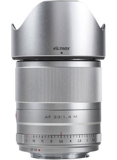 VILTROX Viltrox AF 33mm f/1.4 M Lens for Canon EF-M (Silver)  - Image 5
