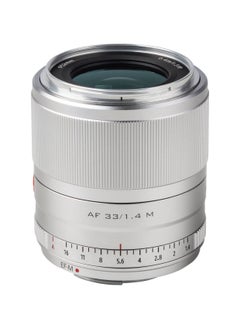 VILTROX Viltrox AF 33mm f/1.4 M Lens for Canon EF-M (Silver)  - Image 3