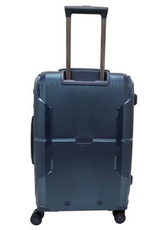 Track Luggage Set of 3 Hard Shell PP Expandable Lightweight Travel Suitcase Trolley With 4 Double Wheels & TSA Lock  - Image 3