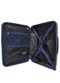 Track Luggage Set of 3 Hard Shell PP Expandable Lightweight Travel Suitcase Trolley With 4 Double Wheels & TSA Lock  - Image 5