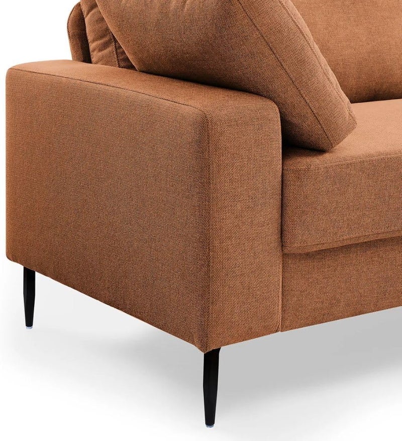 Comfynest Modern Mid-Century 84 Sofa in Rust - Image 4