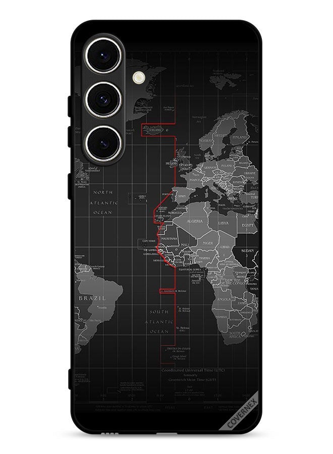 Covernex Samsung Galaxy A56 5G Protective Case Cover World Map - Image 1