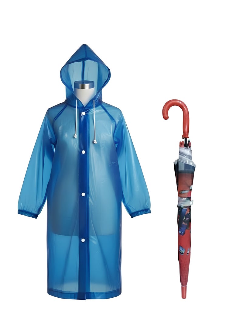 حسم مظلة قابلة للطي +معطف واقي من المطر للأطفال - Image 1