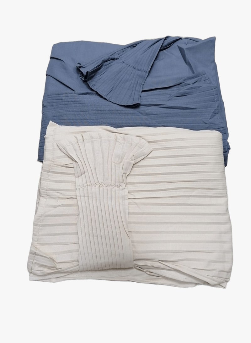 مون 2/شرشف صلاة مرد قطن ناعم ومريح للغاية  يتضمن طرحة ويغطي الجسم بالكامل بمقاس موحد وواسع مناسب لجميع الأجسام - Image 1