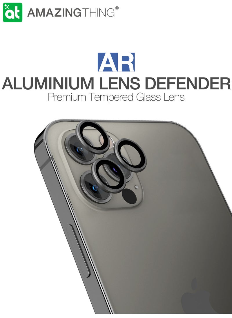 AMAZINGthing Supreme AR Lens Defender for Apple iPhone 12 Pro Lens Protector - Space Grey  - Image 2