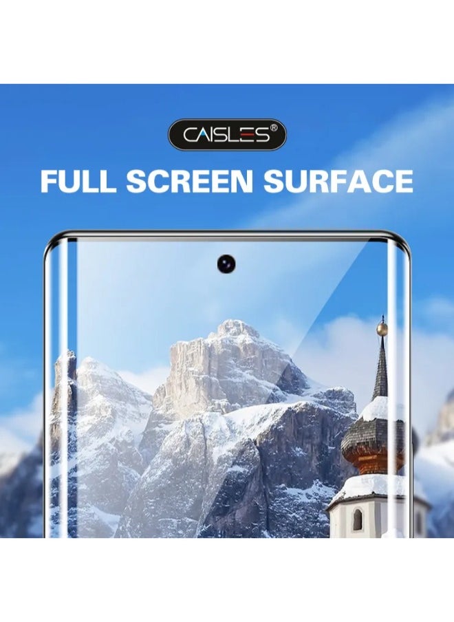 كايسلز - واقي شاشة نانو 11d لسامسونج جالكسي اس 24 بلس (Samsung Galaxy S24 Plus), بتصميم منحني حماية فائقة من الحافة الى الحافة مع الوضوح الفائق والحماية ضد السقوط والخدوش، شفاف - Image 1