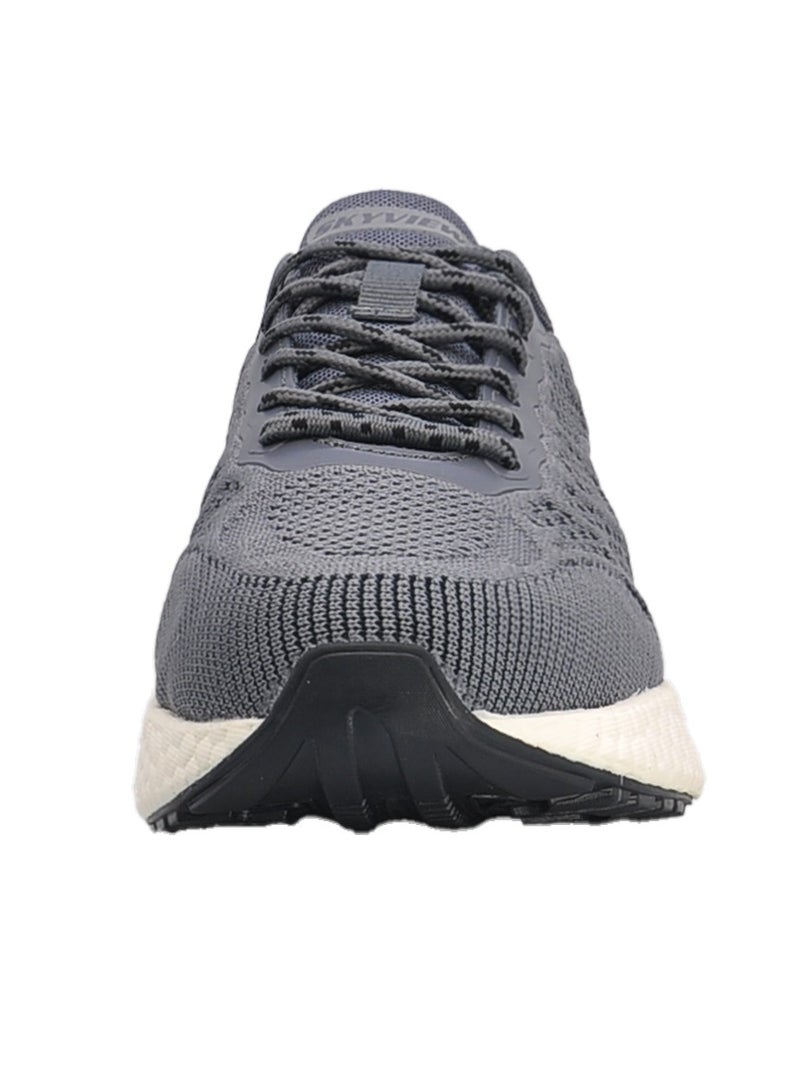 Sky View Men Light Weight Running Shoes Athletics Walking Shoes Gym Sports Fashion Shoes Grey - Image 4