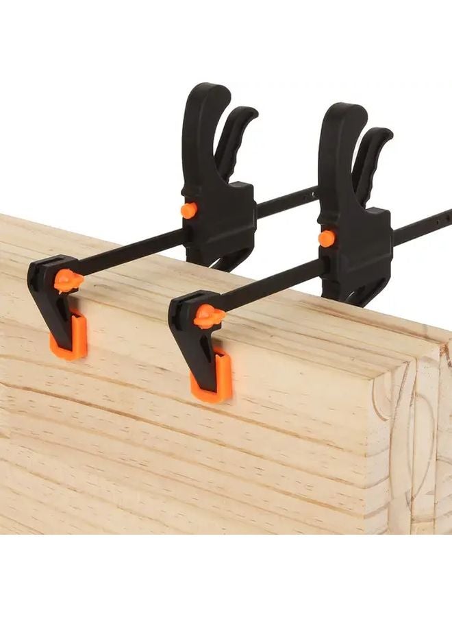 6pcs F Type Bar Clamps Quick Release Trigger One Handed Operation Heavy Duty Woodworking - Image 2