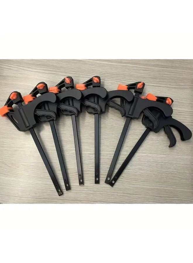 6pcs F Type Bar Clamps Quick Release Trigger One Handed Operation Heavy Duty Woodworking - Image 3
