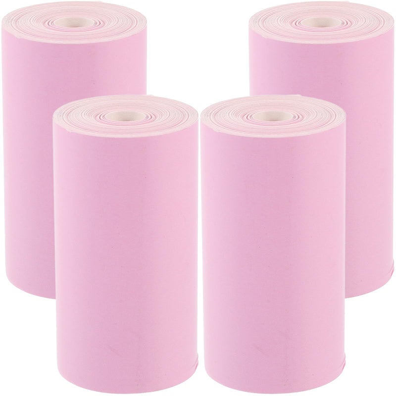 Pink Thermal Receipt Paper Rolls 4pcs 5.7X3 Inch For POS Cash Register Machine - Image 2