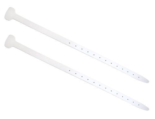 A&R Sports Hockey Goalie Knee Strap Pair, White - Image 3