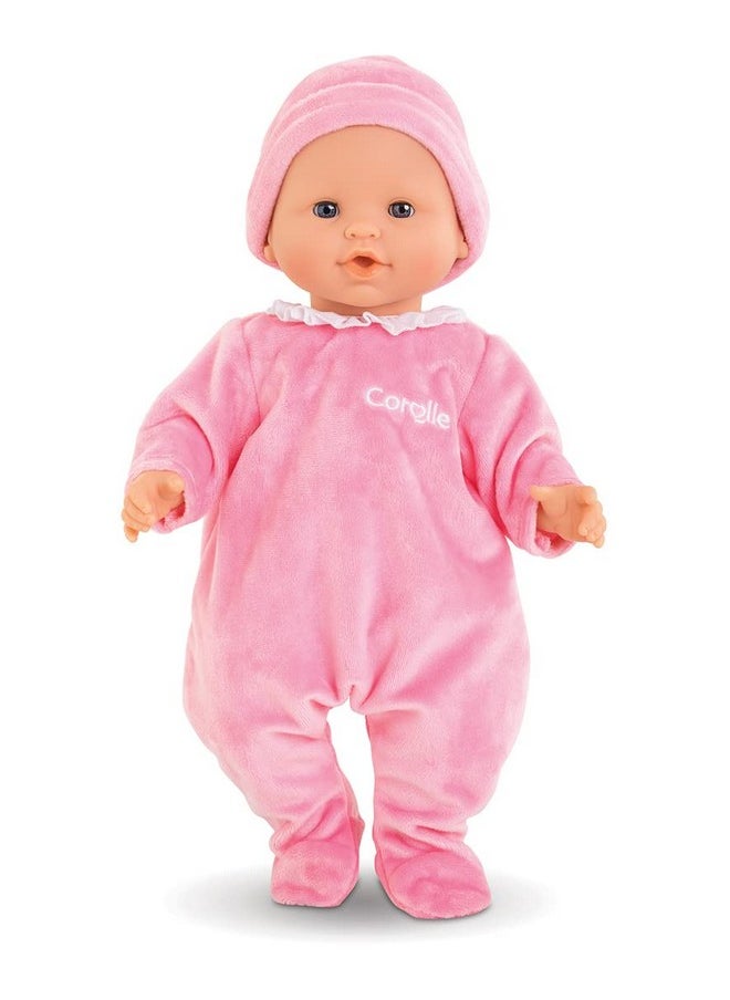 Corolle Corolle 14” Baby Doll Outfit - Pink Pajamas - Mon Grand Poupon Outfits and Accessories fit 14" Dolls, for Kids Ages 2 Years and up  - Image 2