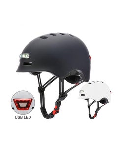 Cycling helmet with USB rechargeable LED lights in the back and front. - pzsku/ZC9A22BF85B3F9F9DCAA3Z/45/_/1664037153/1fc1b055-ddac-43e8-9cee-12afdb5a2658