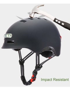 Cycling helmet with USB rechargeable LED lights in the back and front. - pzsku/ZC9A22BF85B3F9F9DCAA3Z/45/_/1664037153/daf46c50-6171-4b19-9258-d9ad09705d0d