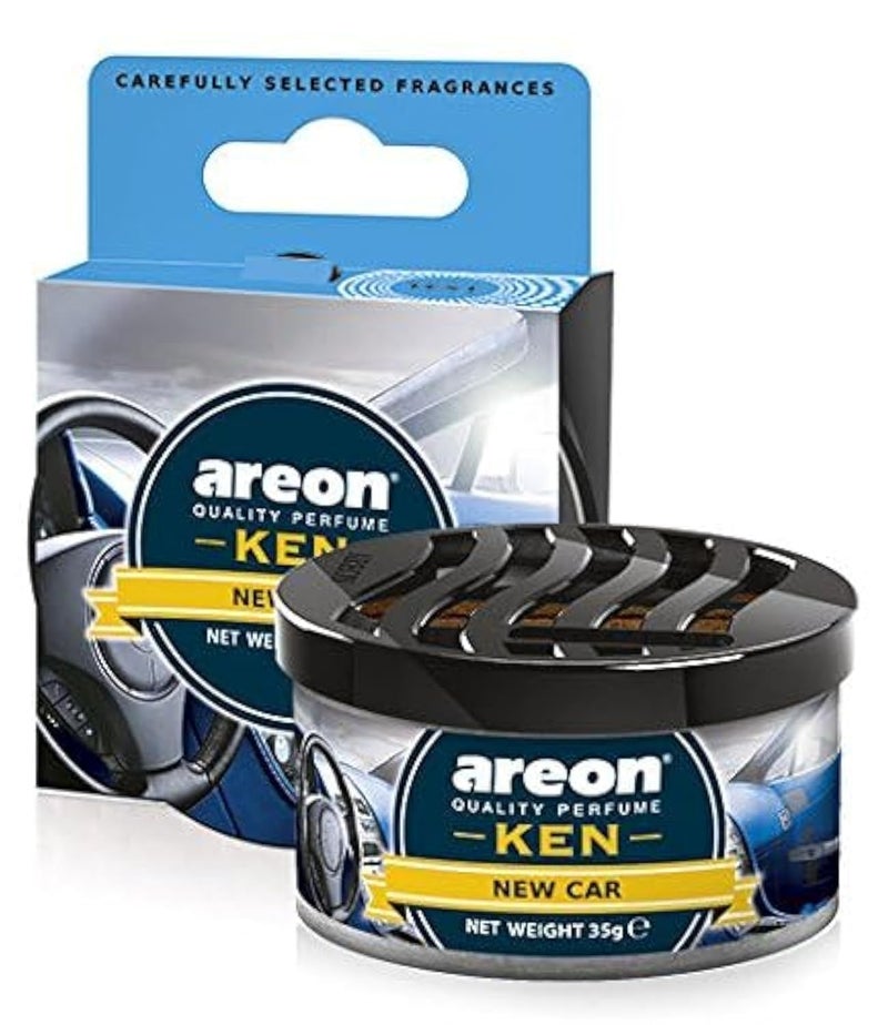 AREON KEN Car Air Freshener I CAR Scent I can OpenClose Vent System