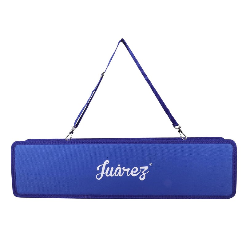 Juarez 37 Key Melodica JMLD37BL Musical Instrument Soprano Air Piano Keyboard Pianica with Carrying Bag, 1 Soft Long Tube, 1 Mouthpiece, Wipe Cloth, Blue - Image 4