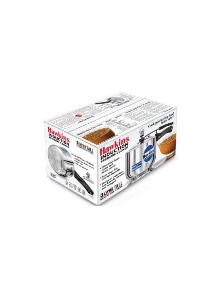 هوكينز Hawkins Tall (HSS3T) 3 L Inner Lid Induction Bottom Pressure Cooker - Image 4