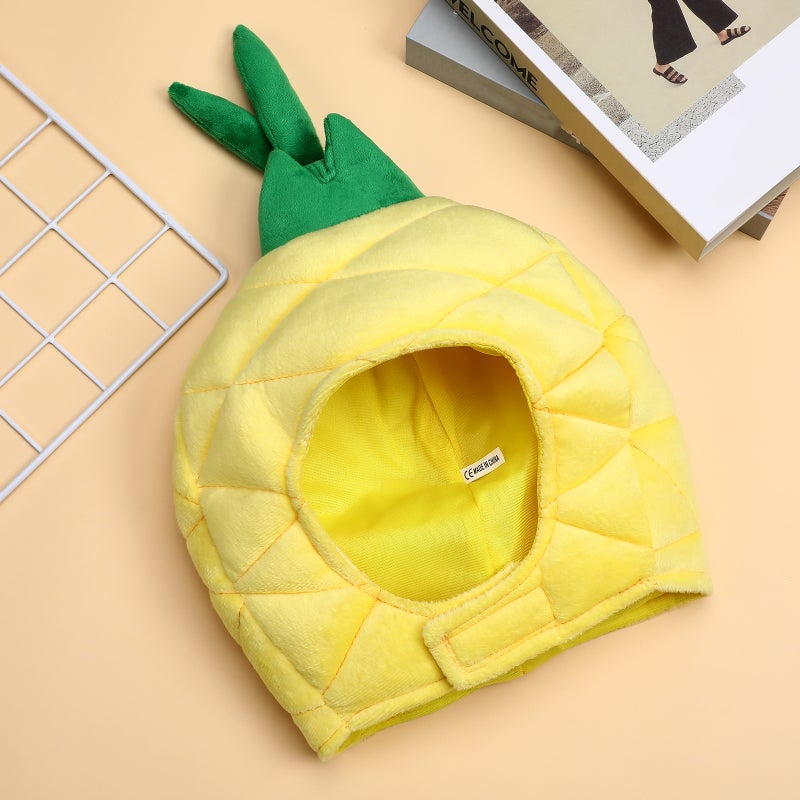 Funny Pineapple Hat Tropical Style Fruit Pineapple Cap Costume Party Headwear Photo Prop - Image 3