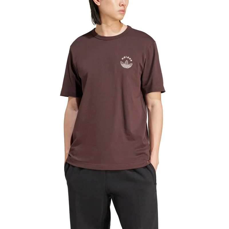 adidas تيشيرت رجالي GRFX TEE براون أوريجينالز