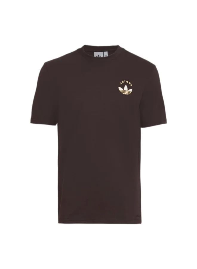 adidas تيشيرت رجالي GRFX TEE براون أوريجينالز