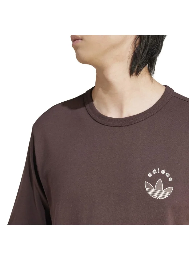 اديداس adidas GRFX TEE Brown Originals Men T-SHIRTS