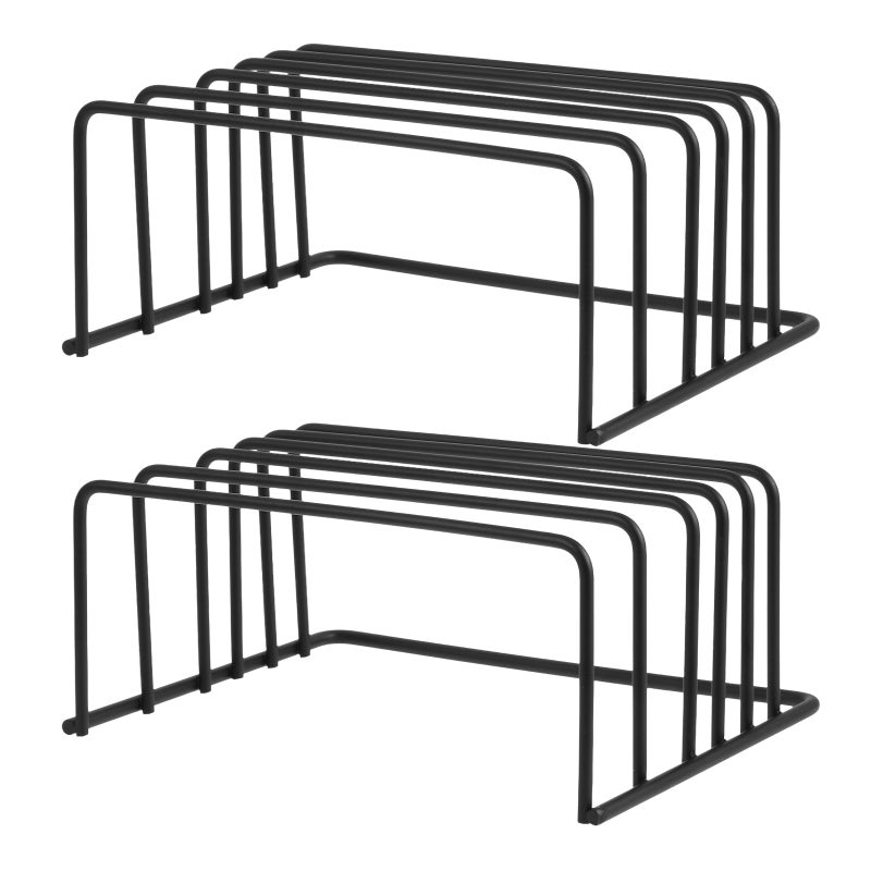 Lid Organizer for Efficient Kitchen Storage with Adjustable Spacing and Durable Build - Image 1