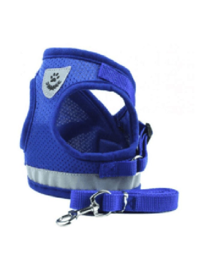 NIBEMINENT Dog Leash Vest Blue