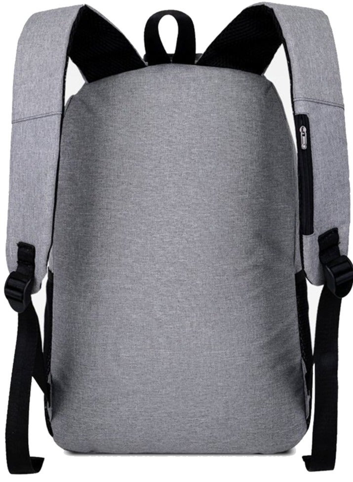 Datazone Laptop Backpack 16 Inch Grey Waterproof with USB Port and Practical Design for Daily Use, Study, and Travel - Image 3