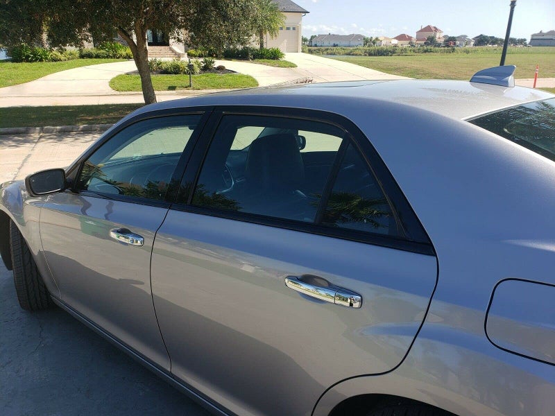 SlickMod Chrome Delete Blackout Vinyl Overlay for 2011-2021 Chrysler 300 Window Trim (Gloss Black) - Image 4