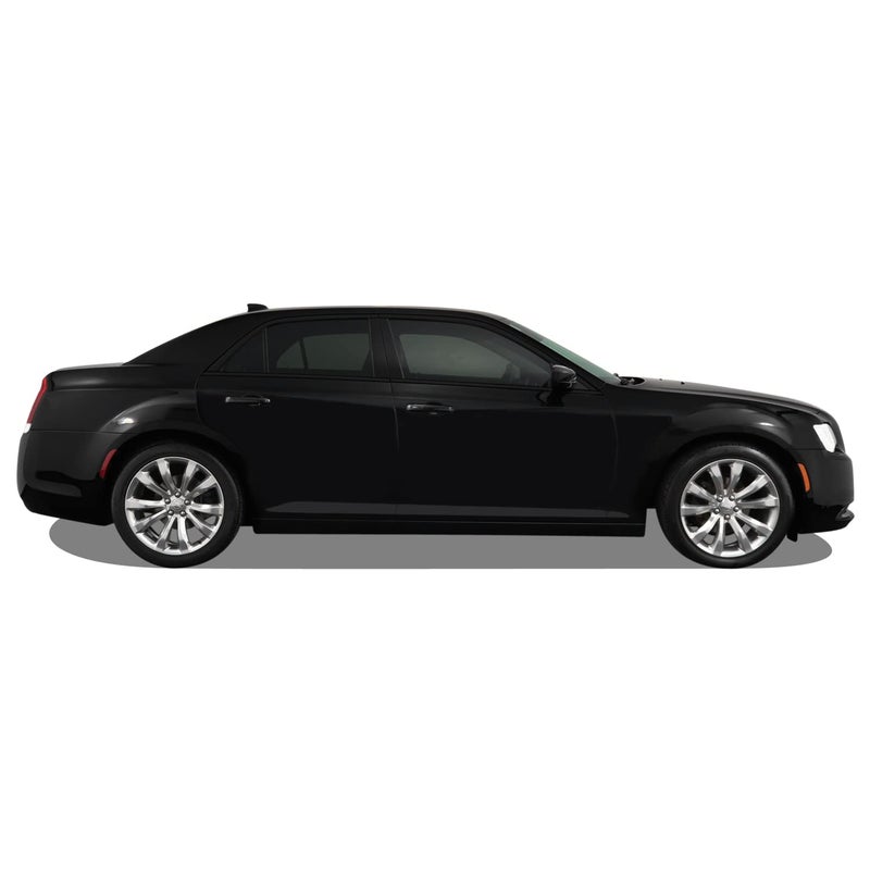 SlickMod Chrome Delete Blackout Vinyl Overlay for 2011-2021 Chrysler 300 Window Trim (Gloss Black) - Image 3