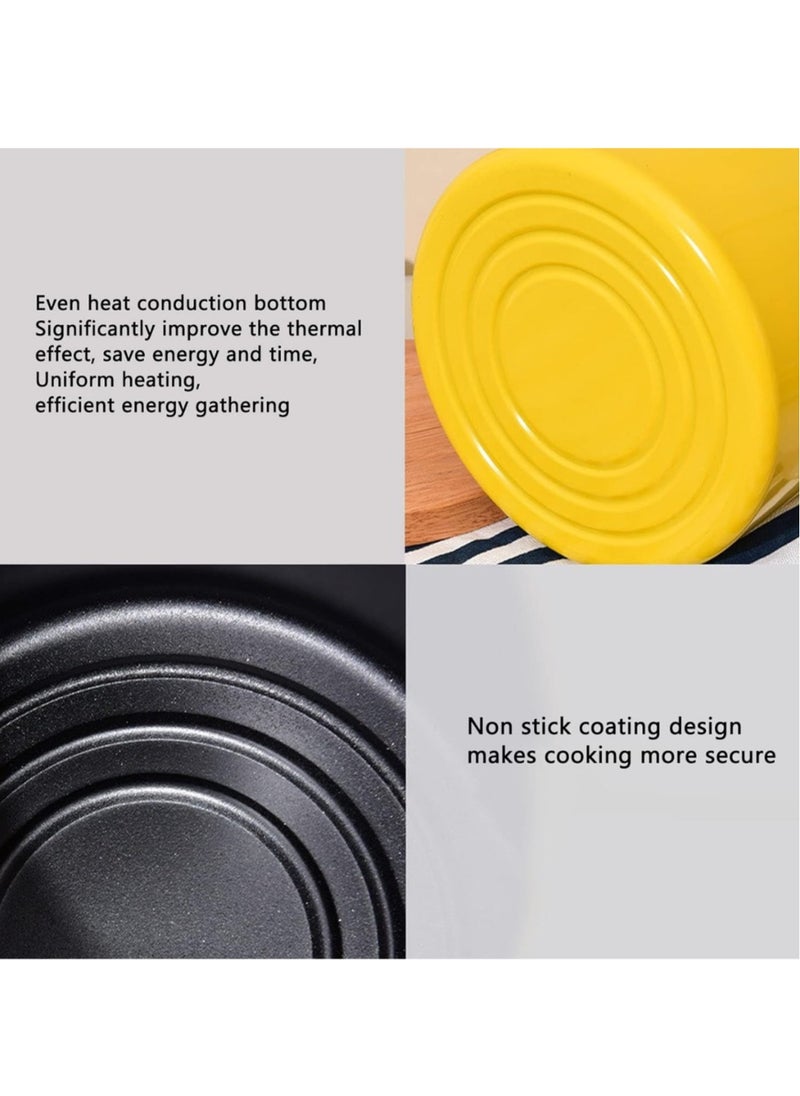Generic - Deep Oil Fryer with Non-Slip Silicone Handle and Frying Pan with Lid for Home Kitchen 3L - Image 1