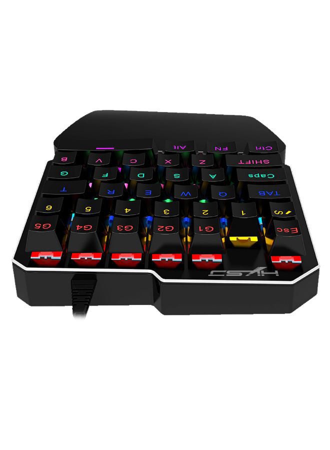 NIBEMINENT Single Hand Professional Wired Gaming Keyboard - English  - Image 2
