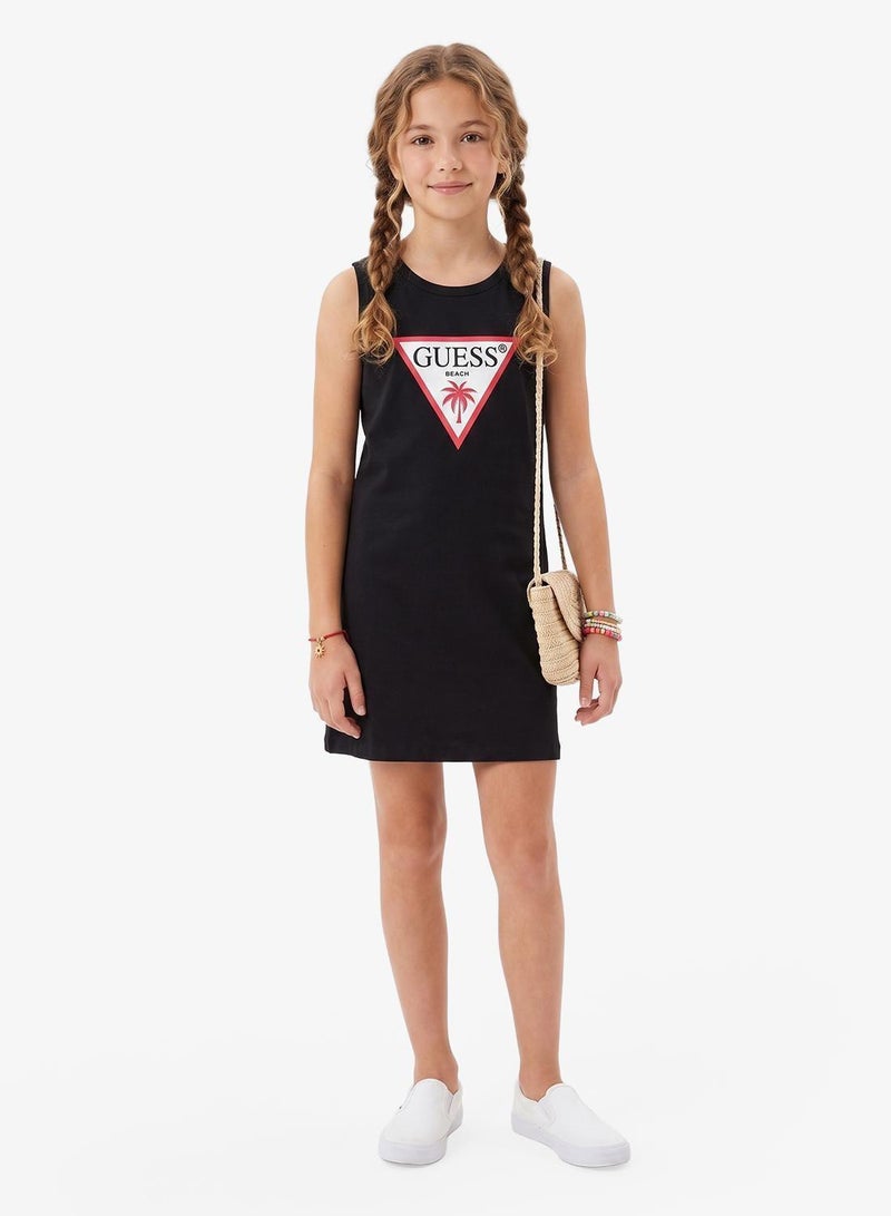 GUESS Youth Logo Sleeveless Mini Dress - Image 1