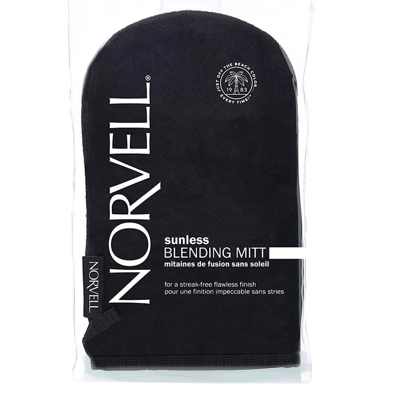 Norvell Streak Free Self Tanner Applicator Mitt â€“ Washable Tanning Blending Mitt for Smooth, Even Sunless Tan Application, Prevents Stains, Reusable for Lotion, Mousse & Spray - Image 1