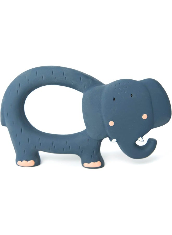 Trixie Natural Rubber Grasping Toy - Mrs. Elephant - Image 1