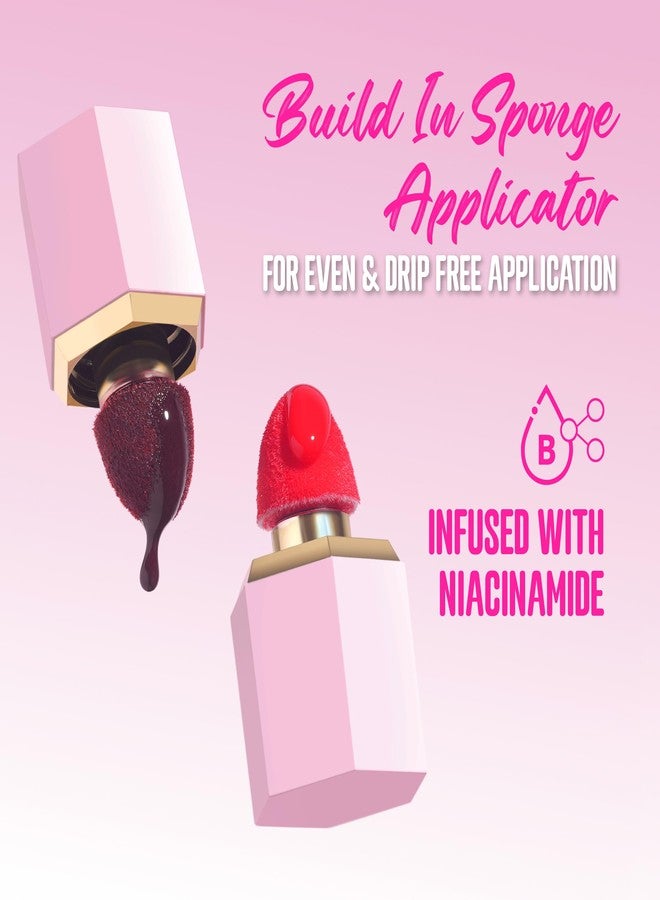 INSIGHT I'm Tinted Blush - Ruby Glow (6g) | Niacinamide-Infused | Water-Based Tint | Lightweight & Long-Lasting | Buildable Formula with Built-In Sponge Applicator - Image 4