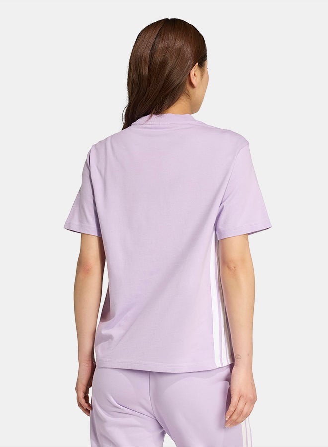 Adidas Essentials 3-Stripes Cotton T-Shirt - Image 2