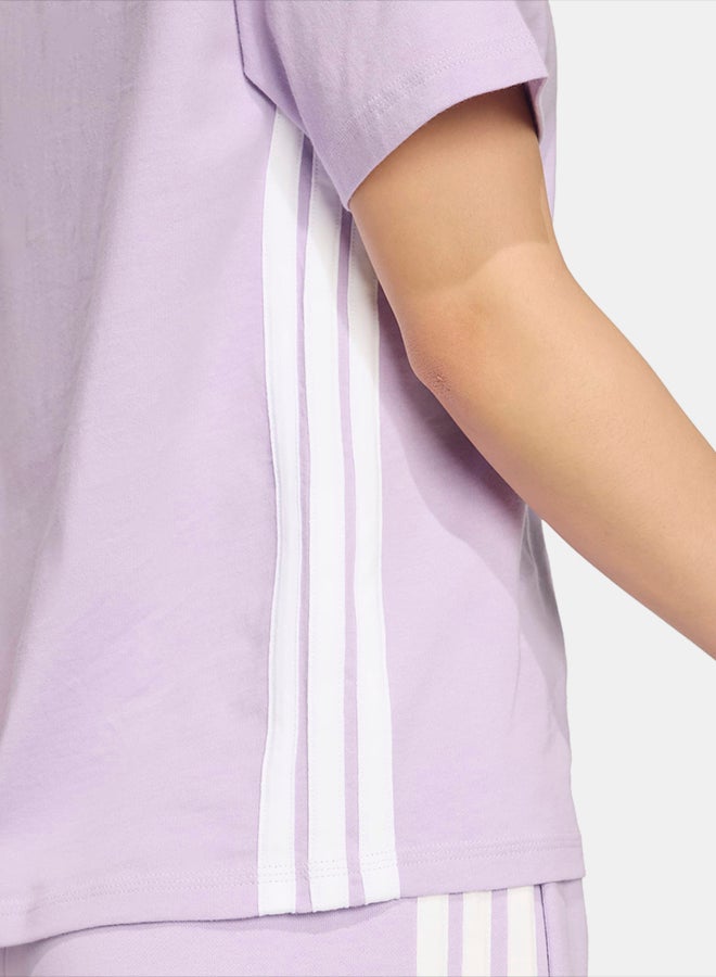Adidas Essentials 3-Stripes Cotton T-Shirt - Image 4