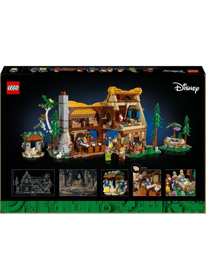 LEGO LEGO Disney Snow White and the Seven Dwarfs’ Cottage 43242 Building Toy Set (2228 Pieces)  - Image 2