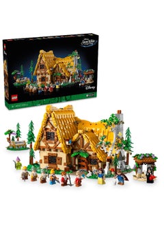 LEGO LEGO Disney Snow White and the Seven Dwarfs’ Cottage 43242 Building Toy Set (2228 Pieces)  - Image 1
