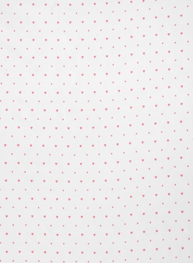 CLIDE+ CLiDE Presents 180 TC Microfibre Cotton Double Bedsheets | for Luxury Rooms | Elastic Fitted Double Bedsheet (72X78 inch) with 2 King Size Pillow Covers (Red Heart) - Image 4