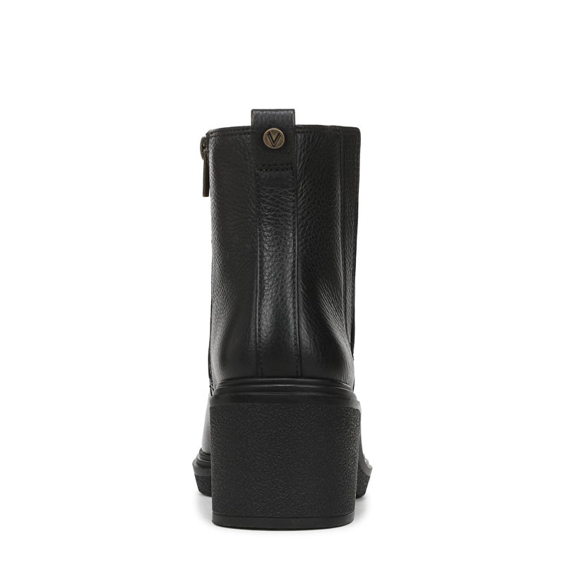 Vionic Women's Savannah Fashion Boot Black Tumbled Leather - Image 4