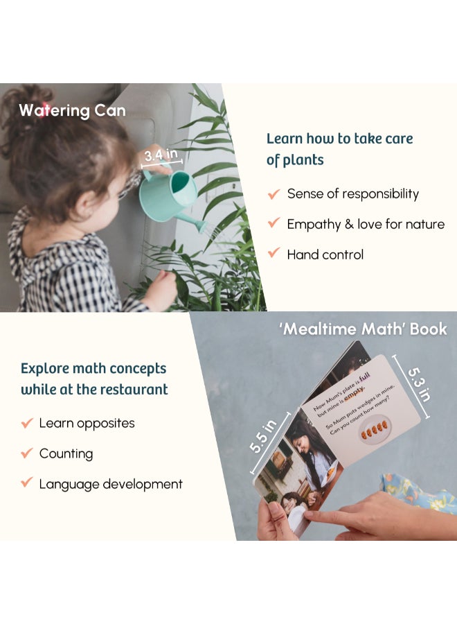 Curious Cub ألعاب خشبية تعليمية من مونتيسوري للأطفال ألعاب مونتيسوري لعمر سنة واحدة مهارات الحركة الدقيقة، تنسيق اليد والعين تطوير الطفل المبكر هدايا عيد ميلاد للأطفال بعمر سنة واحدة - Image 5