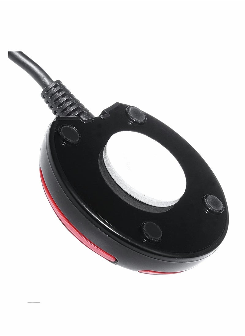 KASTWAVE Desktop PC Computer Case Power Supply on/Off Reset HDD Push Round Big Button Switch with 1.6m Cable  - Image 3