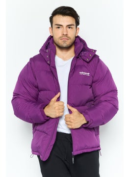 Men Sportswear Fit Outdoor Hooded  Puffer Jacket, Purple - pzsku/ZC9A368D2982D716493E4Z/45/_/1737642562/9657ed79-9720-4055-8283-22f43ef0865b