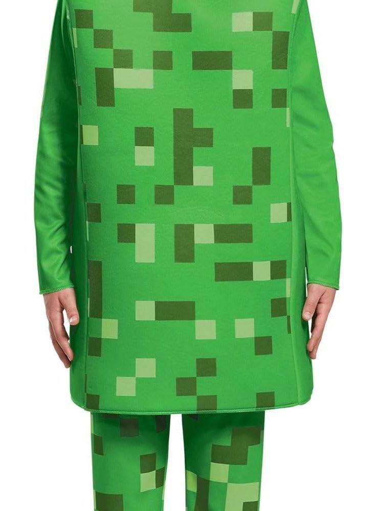MINECRAFT Costume Child Minecraft Creeper Deluxe Dress Up 4-6 - Image 3