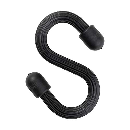 Nite Ize Gear Tie Bendable S-Hook, Flexible S-Hook Hanger for Garage, Closet, Kitchen and Plants, Black, 1 Count (Pack of 1) - Image 2