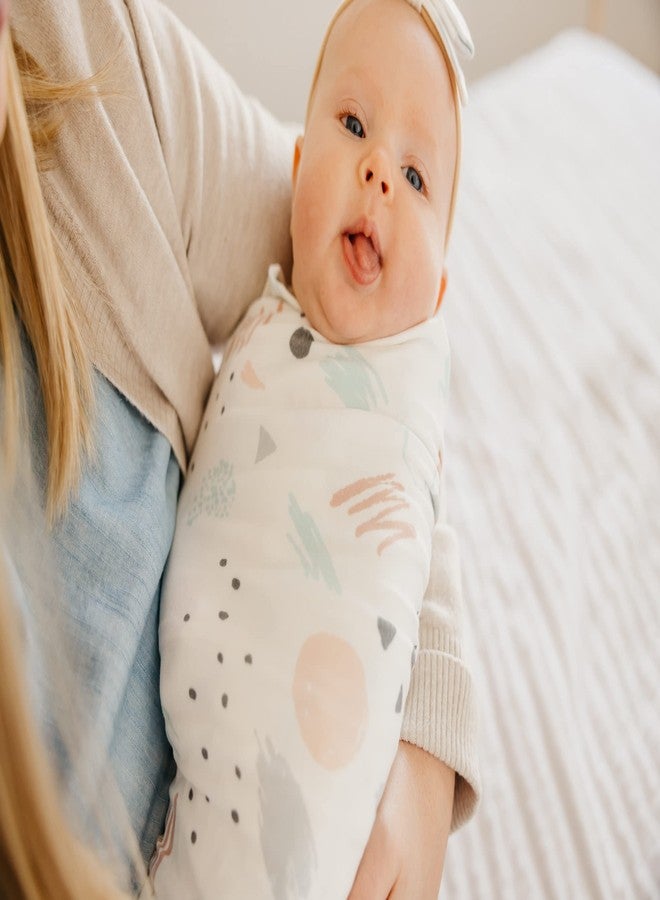 Copper Pearl Large Premium Knit Baby Swaddle Receiving Blanket Bayside - Image 4