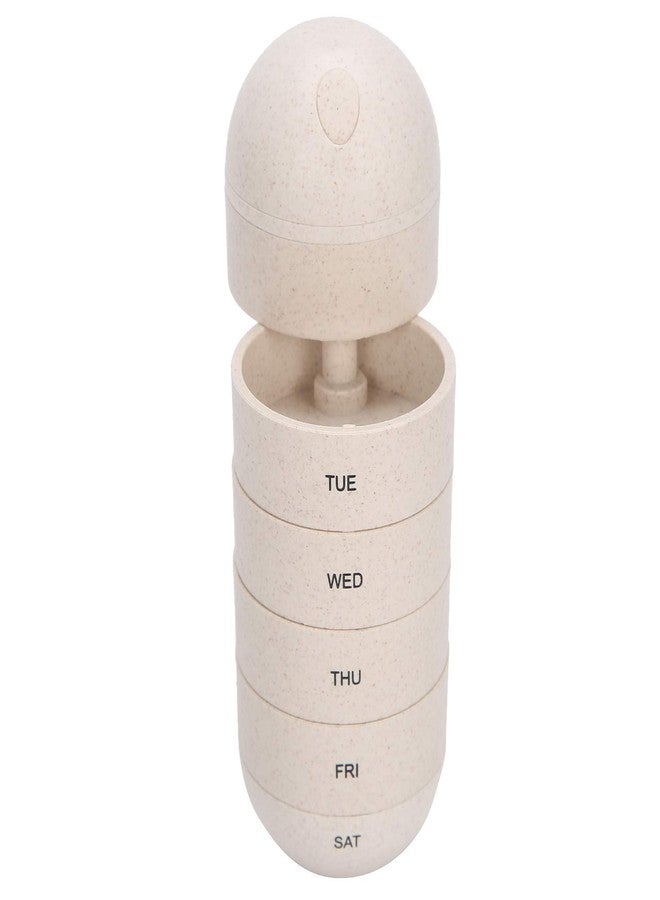 Jiawu Weekly (7-Day) Organizer, 1 Pack Small Case, Travel Mini Box Dispenser for Pocket Purse, Portable Box Container to Hold, Vitamins and Fish Oils - Image 5