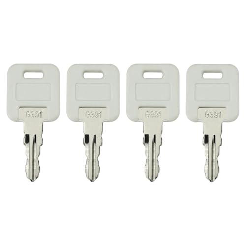 gradora 4Pack G391 RV Camper Keys Replacement for Global Link Bauer Lippert - Image 1